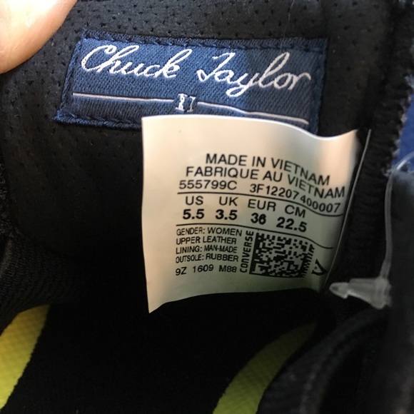 RARE Converse CTAS Chuck Taylor II OX Metallic 👟 - Picture 6 of 8